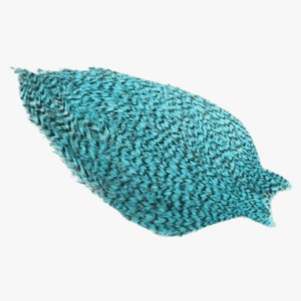 American Rooster Cape - Grizzly Kingfisher Blue