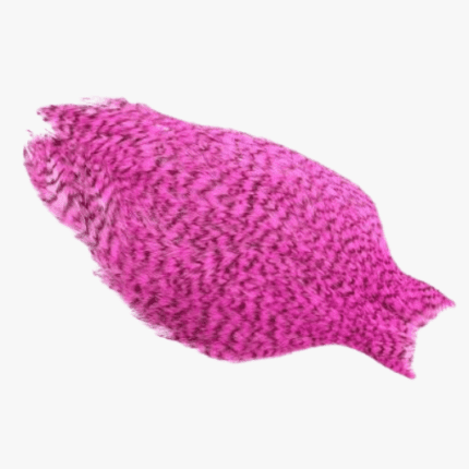 American Rooster Cape - Grizzly Hot Pink